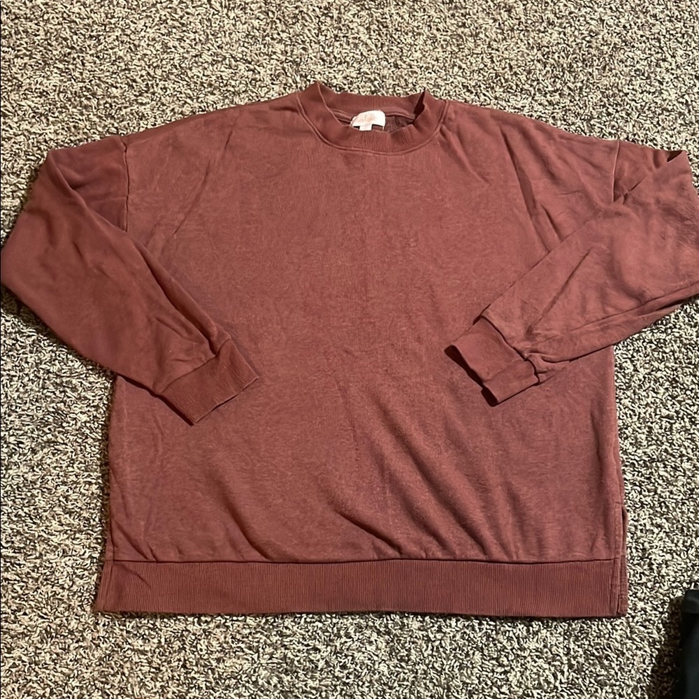Colsie Women's Maroon Sweatshirt